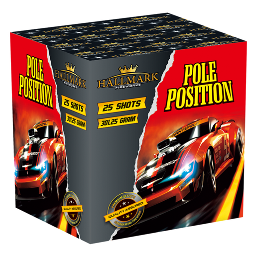 Pole Position 25 shot barrage by Hallmark Fireworks