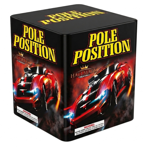 Pole Position 25 Shot Single Ignition by Hallmark Fireworks