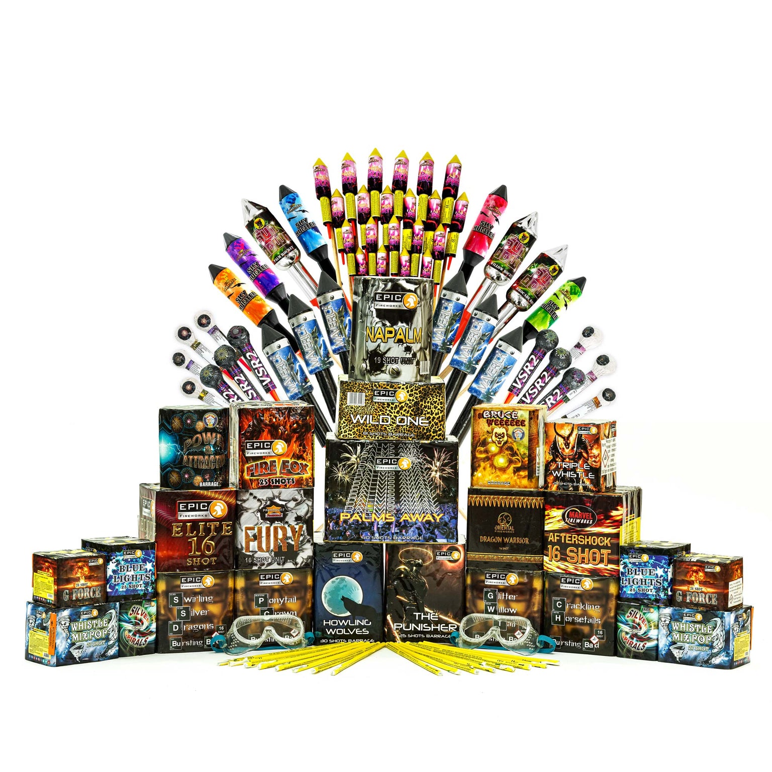 Small Firework Packages 1.3G Consumer Firework Packs by Epic Fireworks