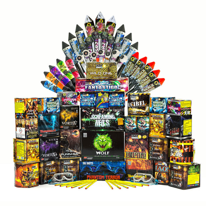 The Festival Of Light DIY Firework Display Pack by Epic Fireworks