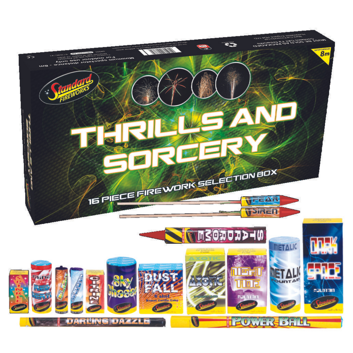 Fireeworks Individual Thrills and Sorcery Fireworks Selection by Standard Fireworks — Epic ...