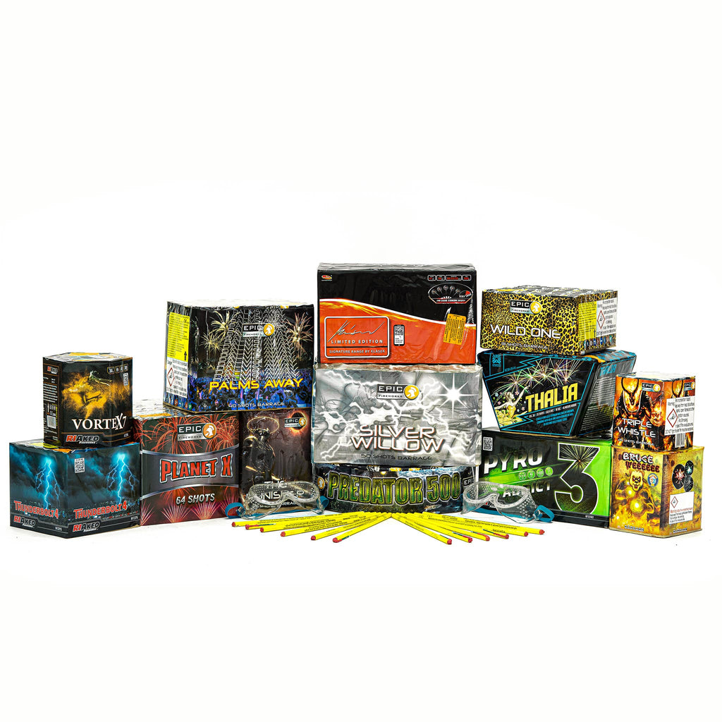 Firework Sample Pack 1.3G Consumer Firework Packs by Epic Fireworks