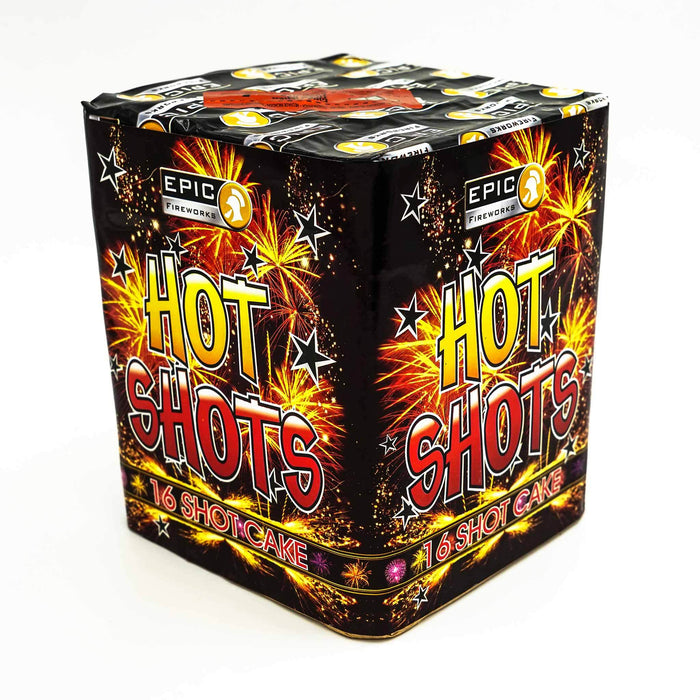 Hot Shots 16 Shots Firework Barrage by Epic Fireworks