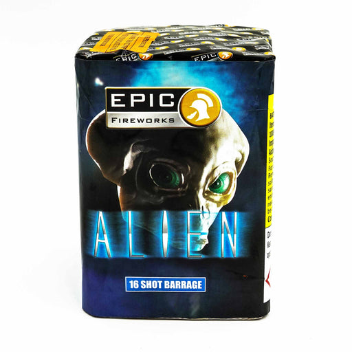 Alien 16 Shot Cake by Epic Fireworks