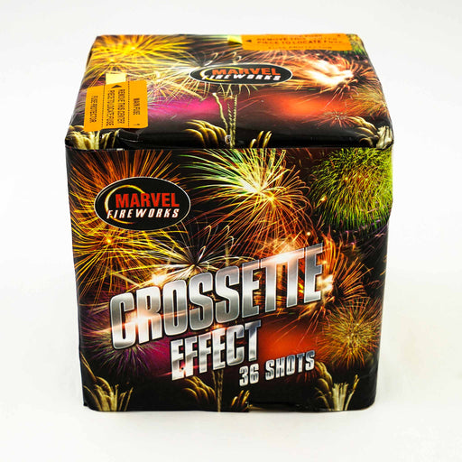 Crossette Effect 36 Shot Barrage by Marvel Fireworks