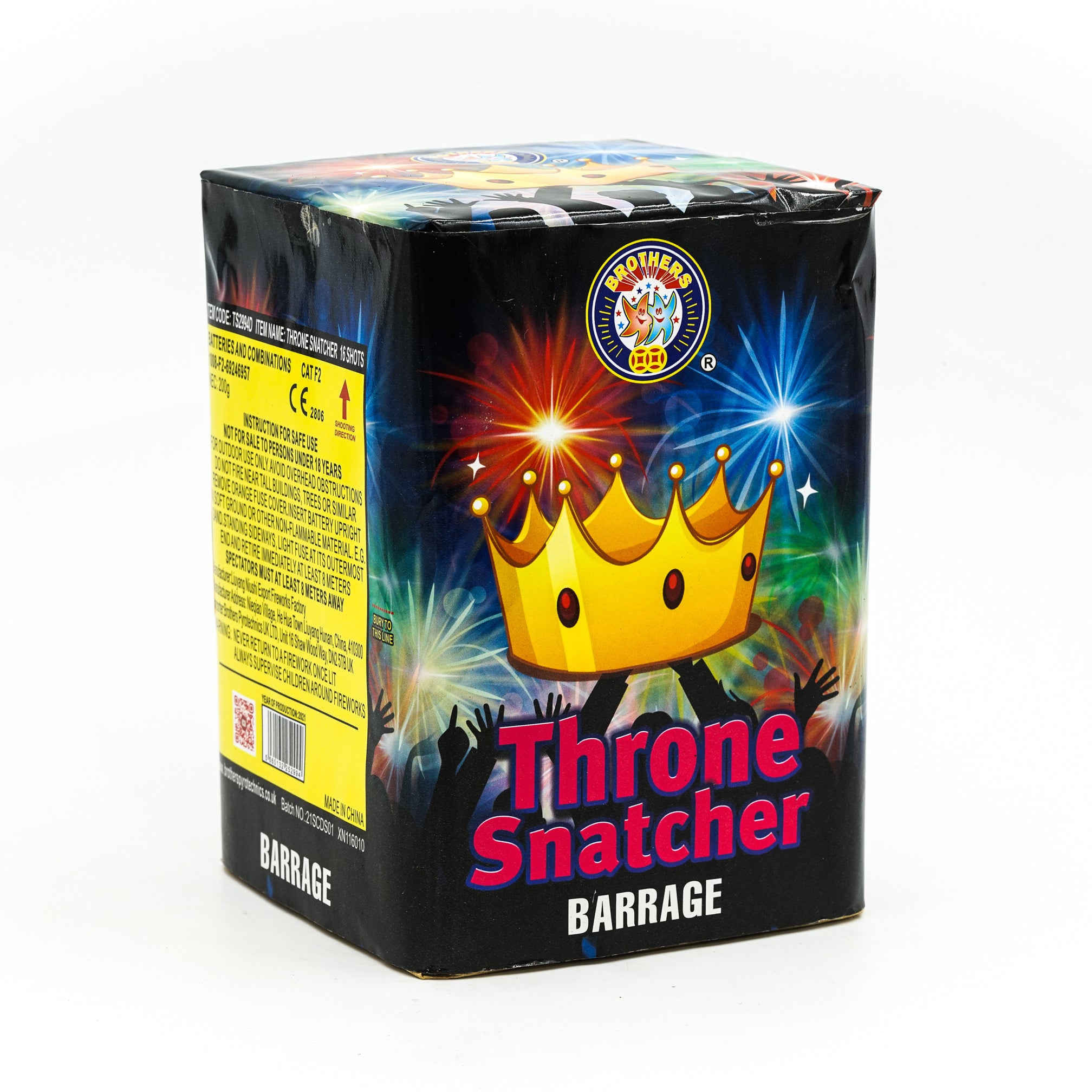 Throne Snatcher 16 Shots Cake by Brothers Pyrotechnics — Epic Fireworks