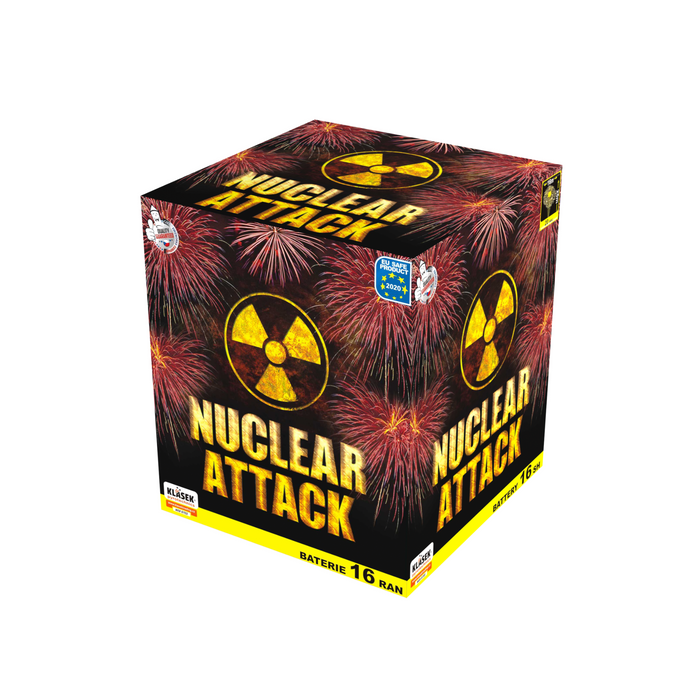 Nuclear Attack 16 Shot Firework Cake by Klasek Fireworks