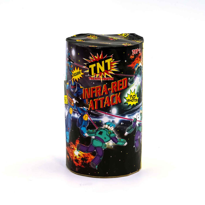 infra red attack by tnt fireworks