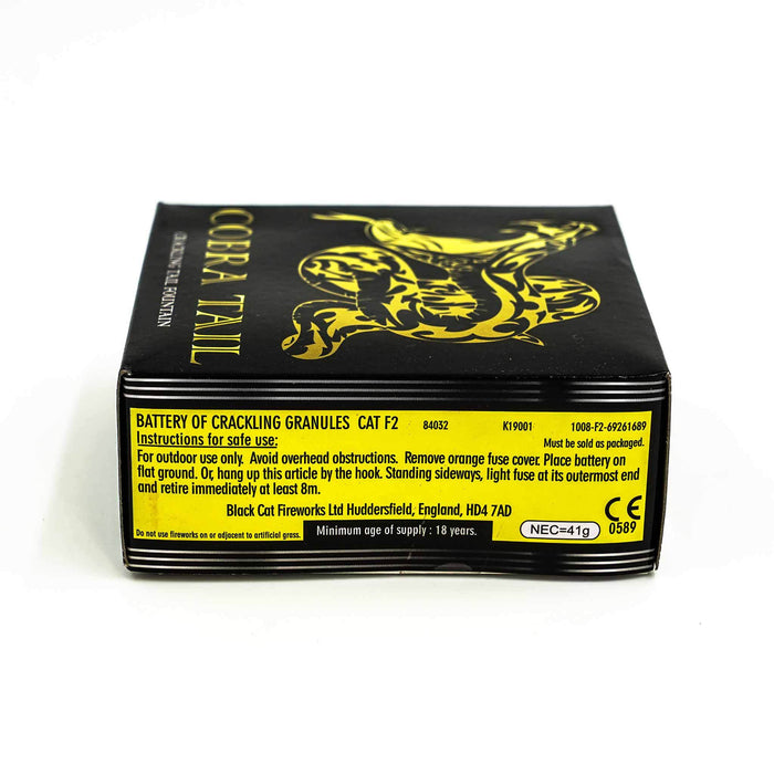 Cobra Tail Instructions by Black Cat Fireworks