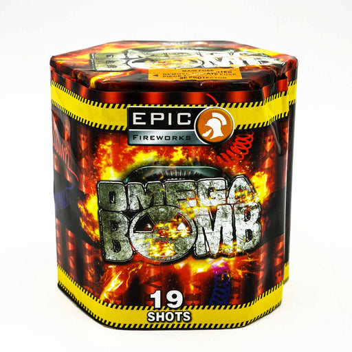 Omega Bomb 19 shots cake by Epic Fireworks