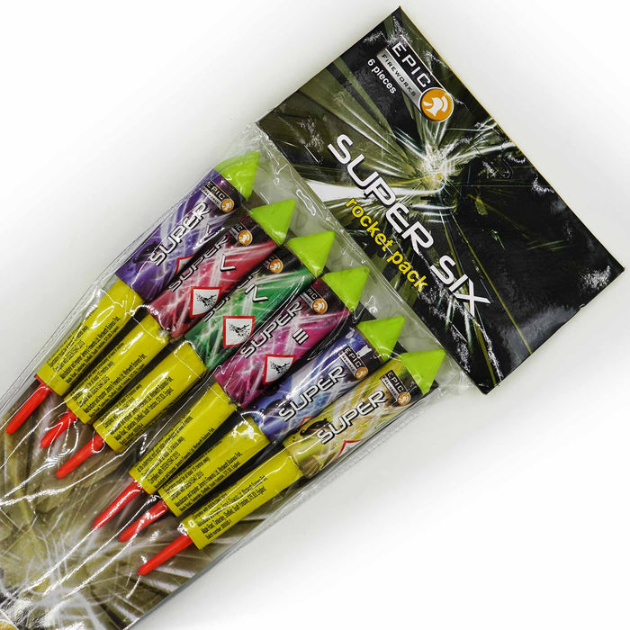 Super Six Rocket Pack by Epic Fireworks