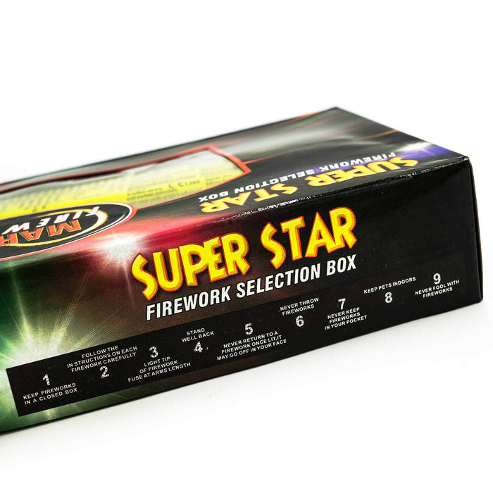 super star fireworks selection box